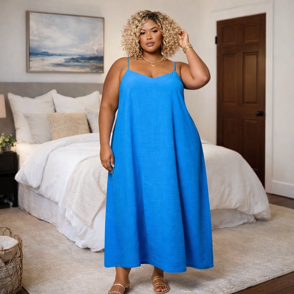 Torrid Vibrant Blue Maxi Dress - Picture 10 of 10